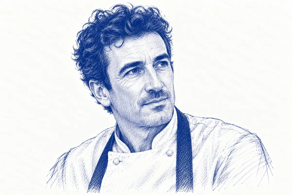 Ilustración de Eneko Atxa para la ficha de marca